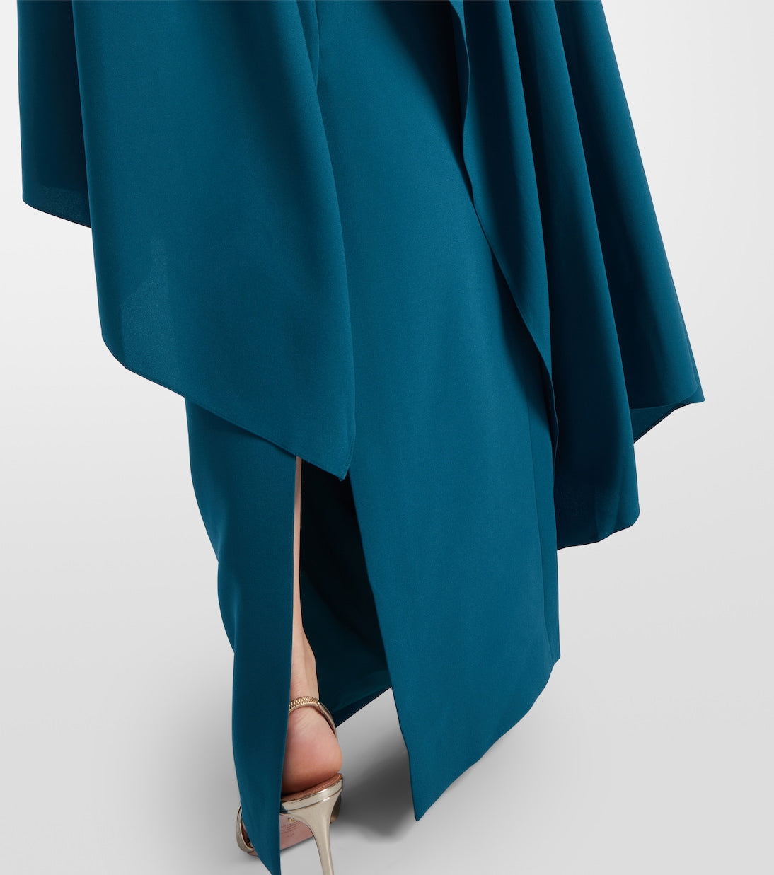 Roksanda - Deena caped crêpe gown
