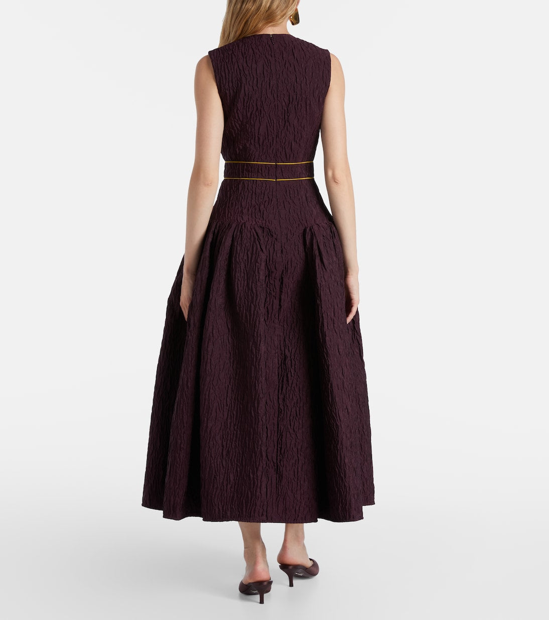 Roksanda - Aya smocked cloque midi dress