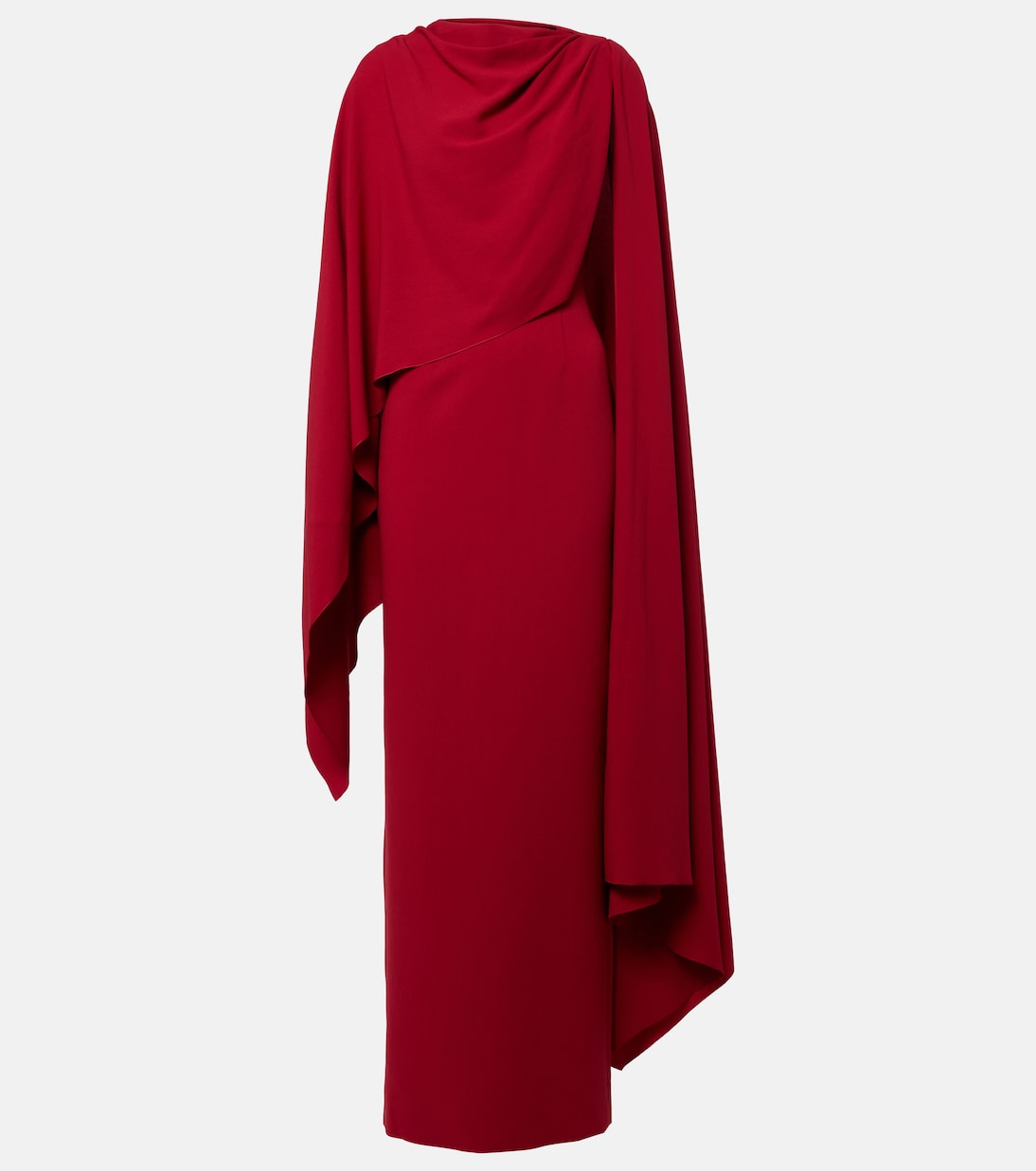 Roksanda - Demetria caped crêpe gown