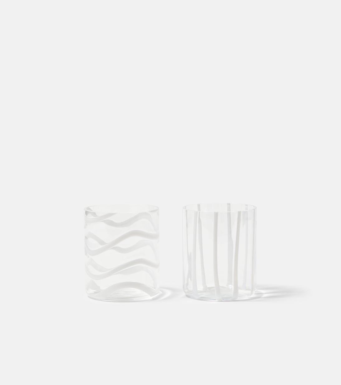 NasonMoretti - Cyrcus set of 2 glass tumblers
