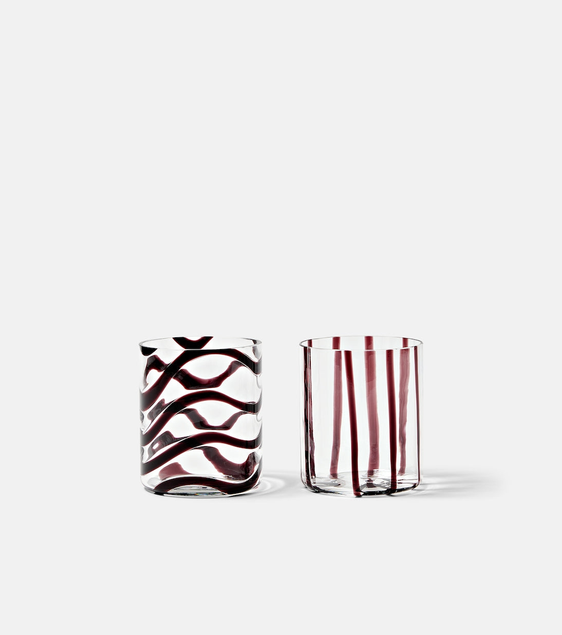 NasonMoretti - Cyrcus set of 2 glass tumblers