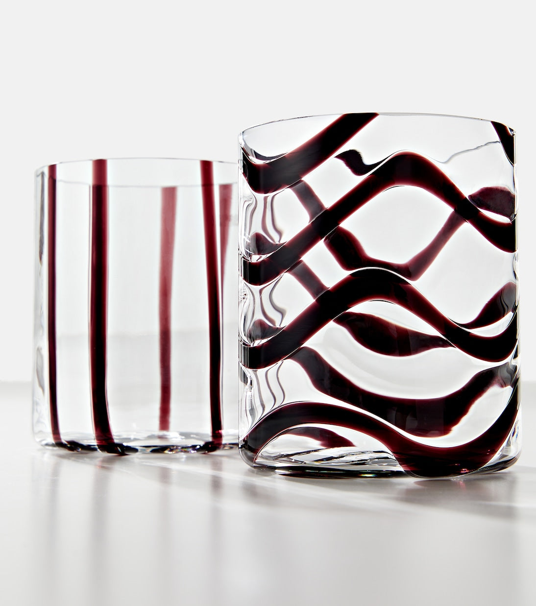 NasonMoretti - Cyrcus set of 2 glass tumblers