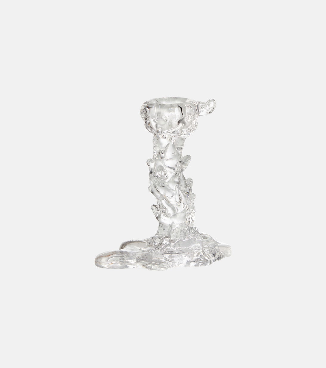 Polspotten - Drip Small glass candle holder by Pascal Smelik