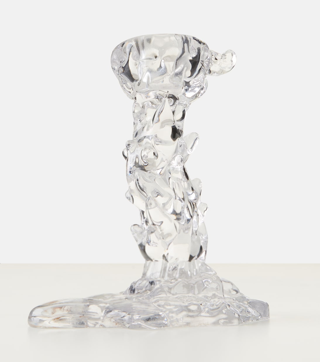 Polspotten - Drip Small glass candle holder by Pascal Smelik