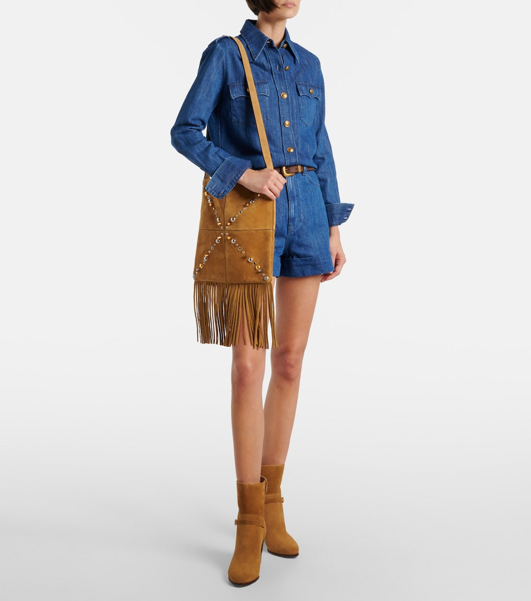Valentino Garavani - Pattie 75 suede ankle boots