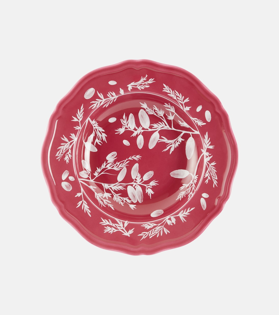 Cabana - x Ginori 1735 floral porcelain soup plate