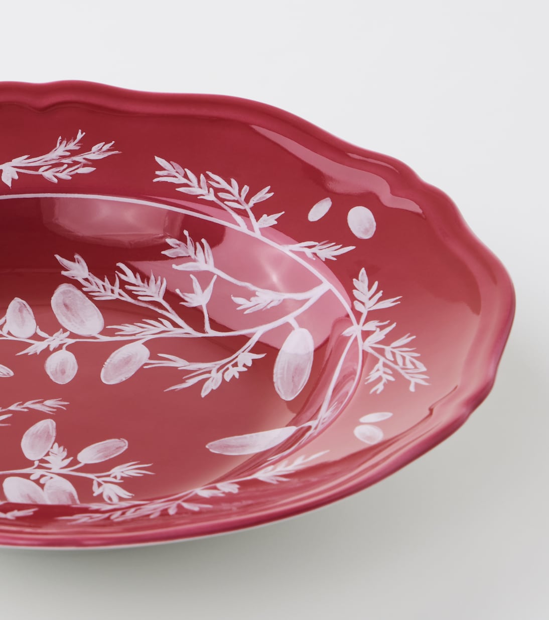 Cabana - x Ginori 1735 floral porcelain soup plate