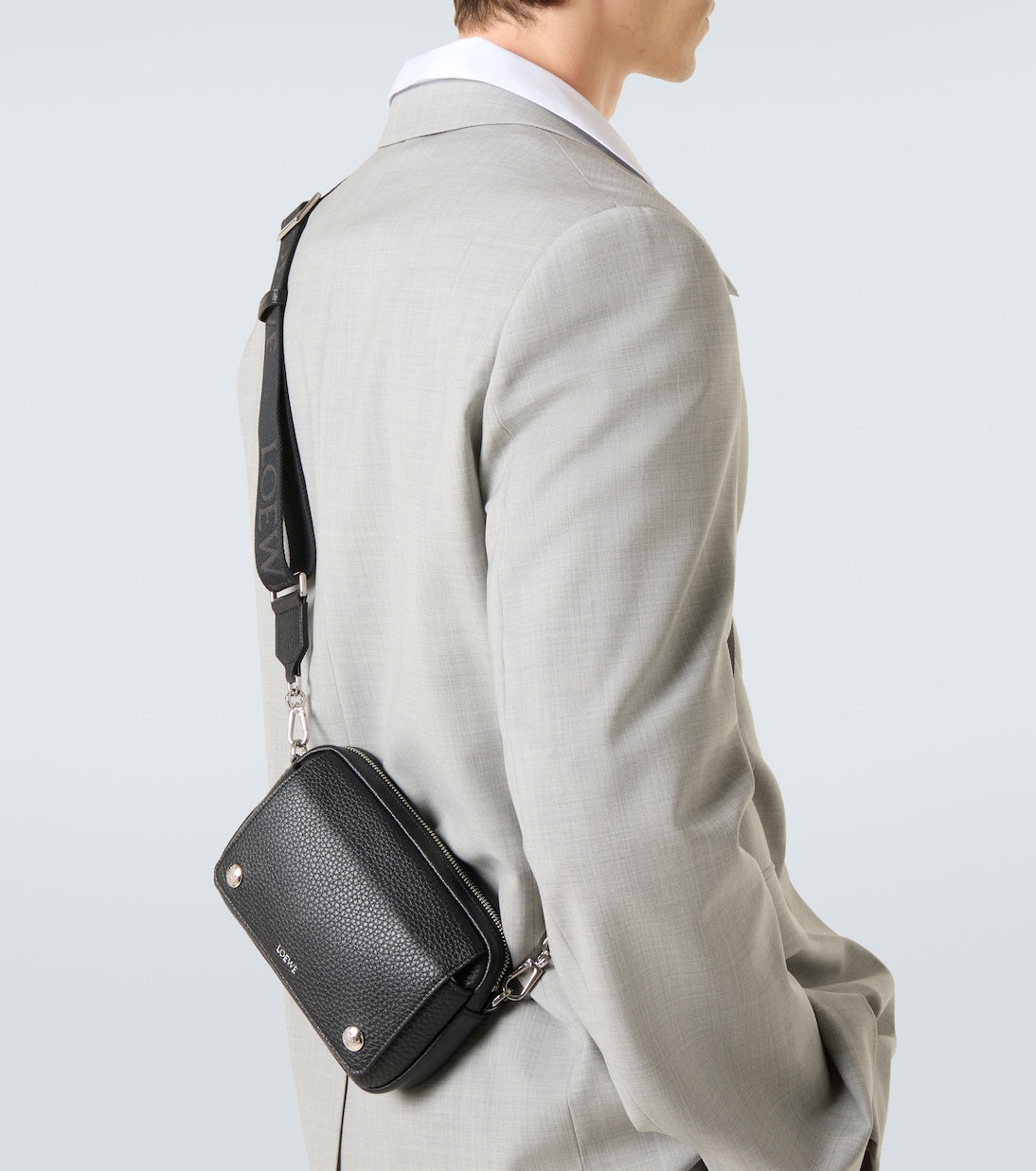 Loewe - Pebble Small leather shoulder bag