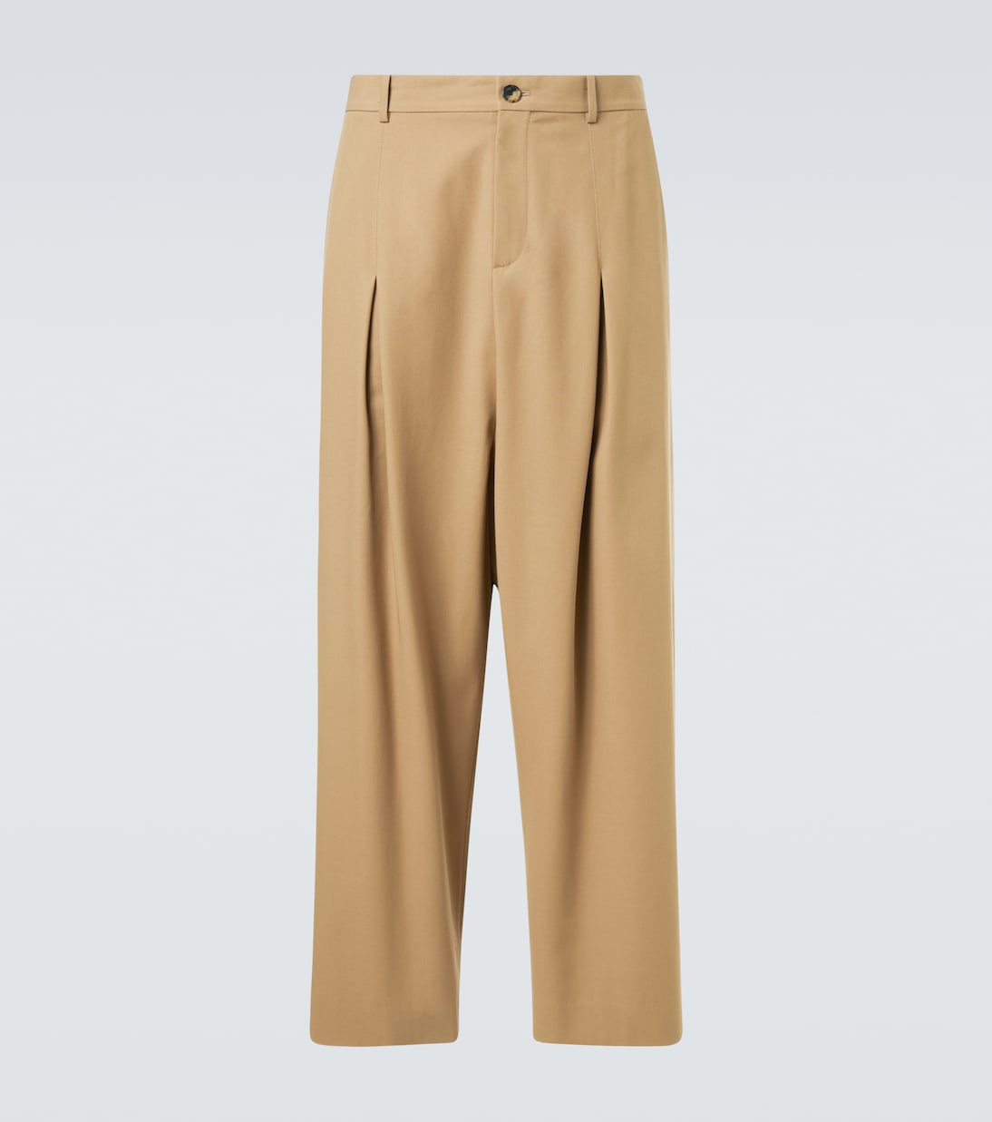 Loewe - Cotton twill wide-leg pants