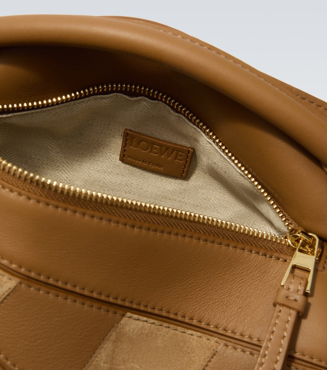 Loewe - Puzzle Small leather and suede shoulder bag