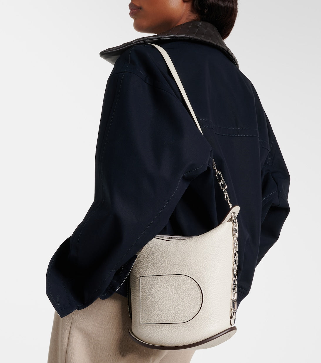 Delvaux - Pin Twist Small leather crossbody bag