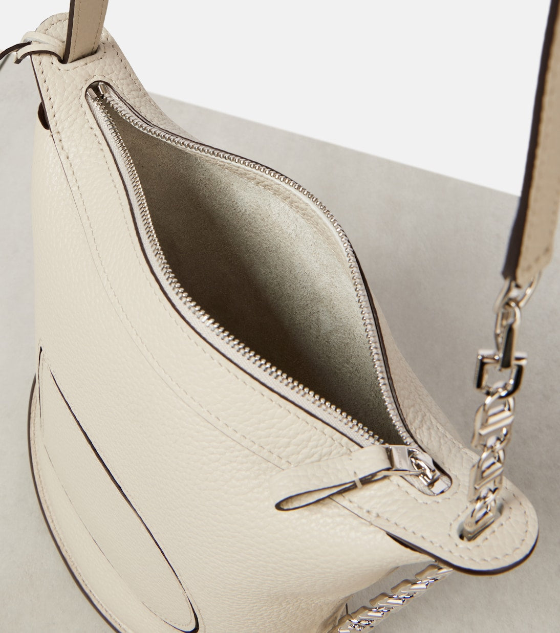 Delvaux - Pin Twist Small leather crossbody bag
