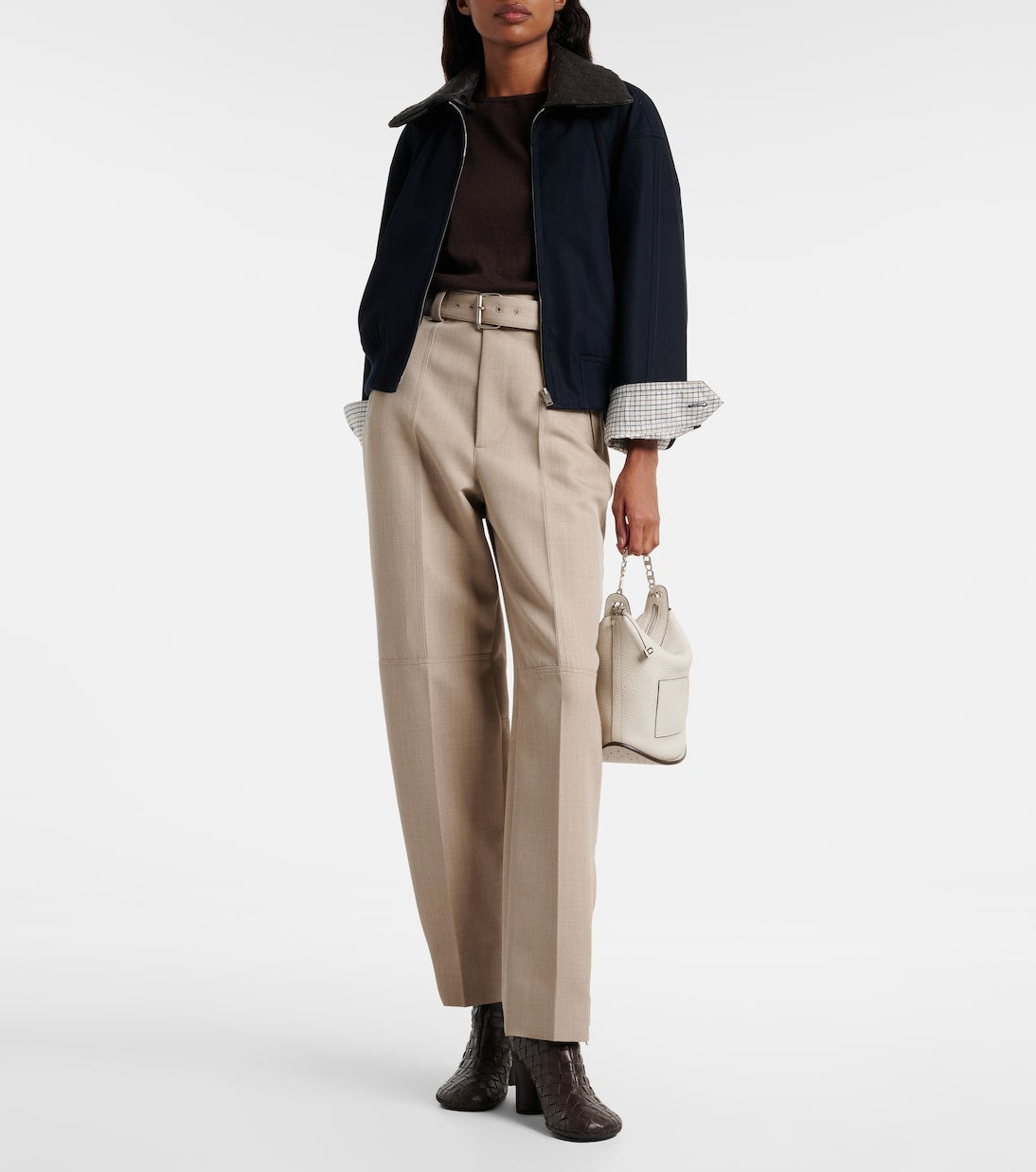 Delvaux - Pin Twist Small leather crossbody bag