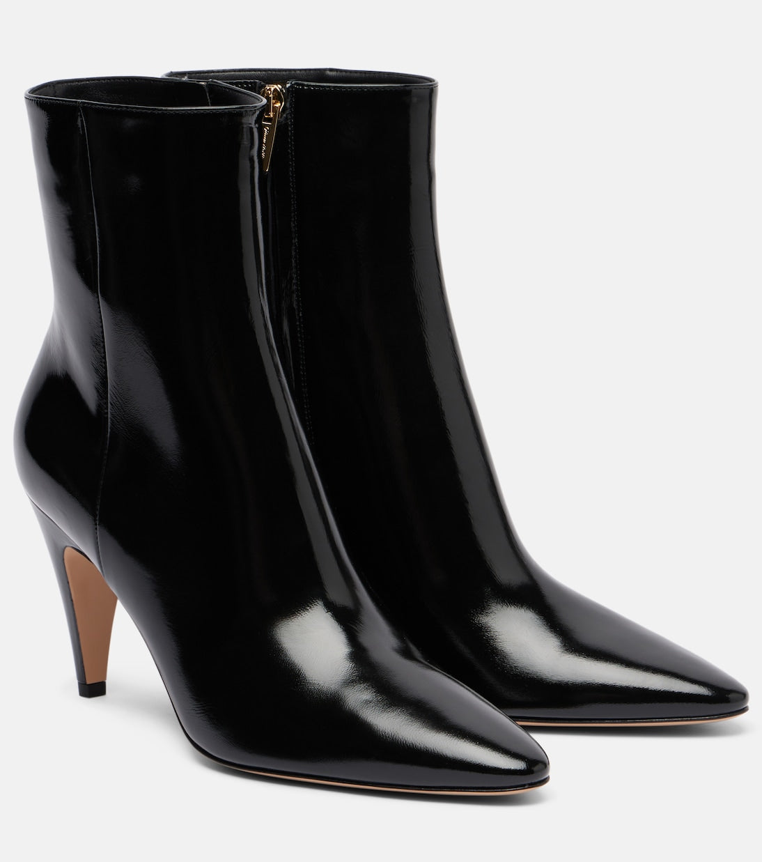 Gianvito Rossi - Amelia 85 patent leather ankle boots