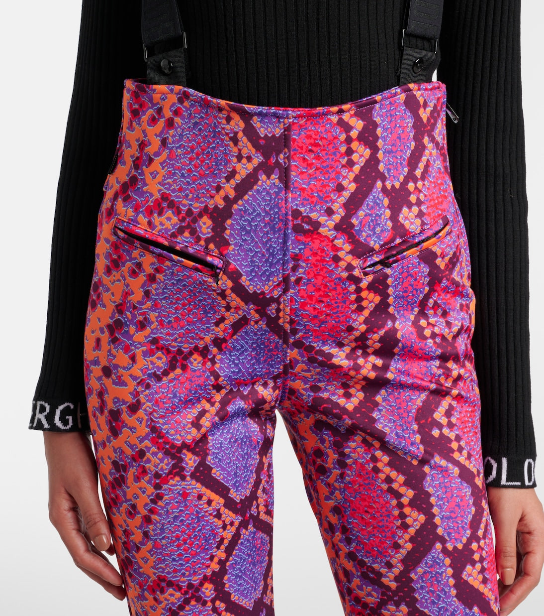 Goldbergh - Elena snake-effect ski salopettes
