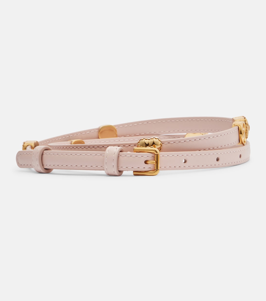 Dolce&Gabbana - Embellished leather belt