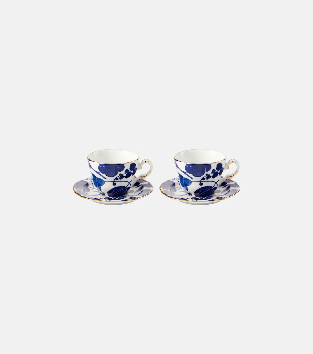 La DoubleJ - Mama set of 2 floral porcelain teacups