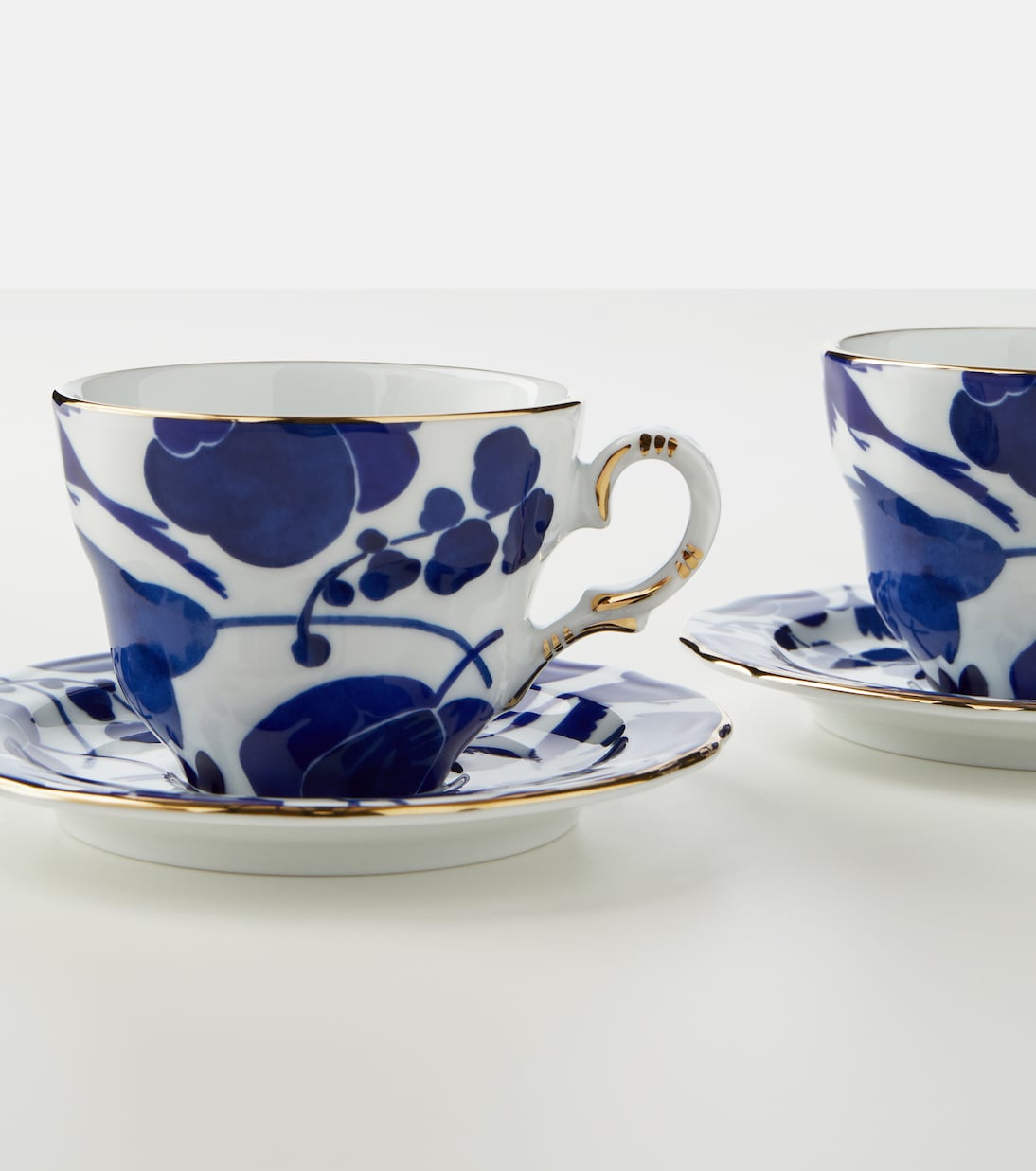 La DoubleJ - Mama set of 2 floral porcelain teacups