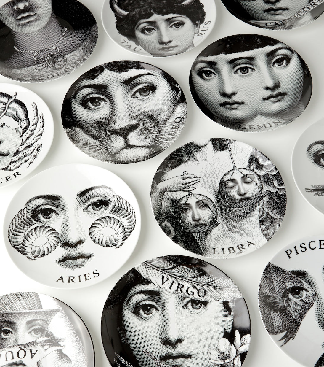 Fornasetti - Tema e Variazioni N.349 Taurus wall plate