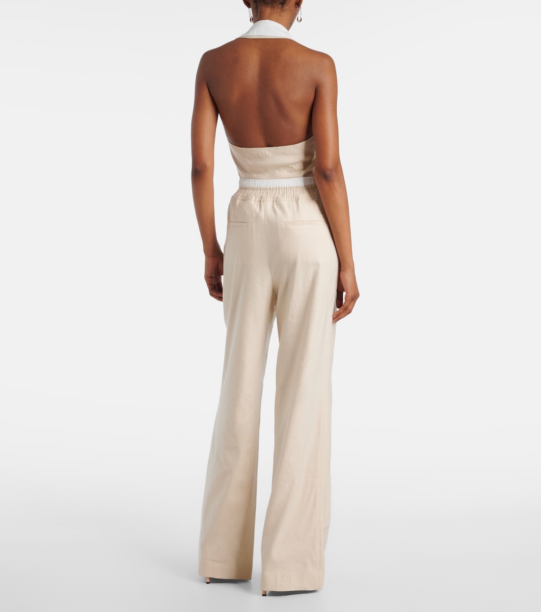 Simkhai - Bristol linen-blend wide-leg pants