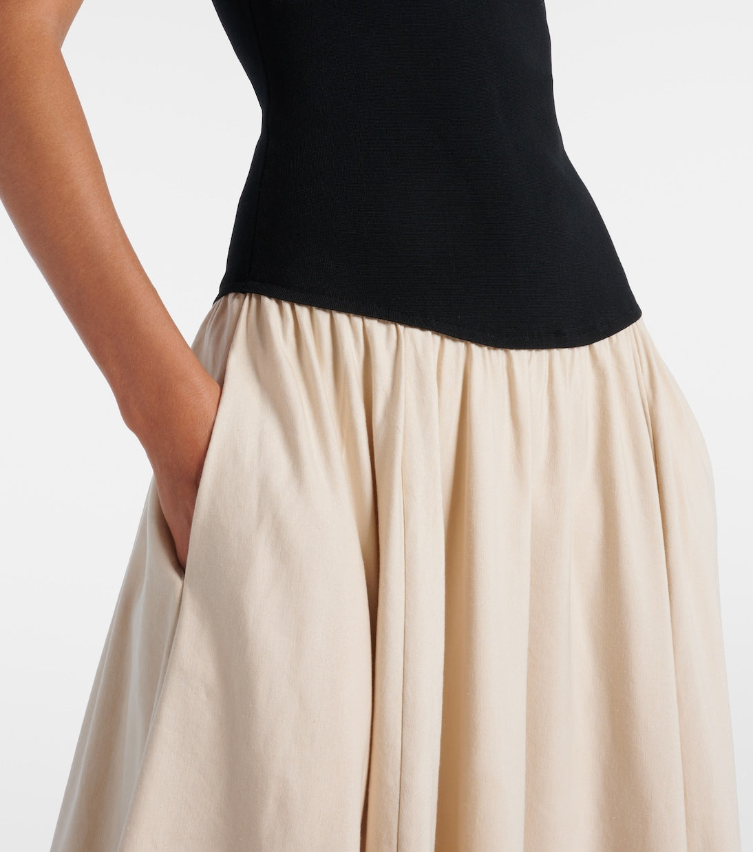 Simkhai - Adaline linen-blend midi dress