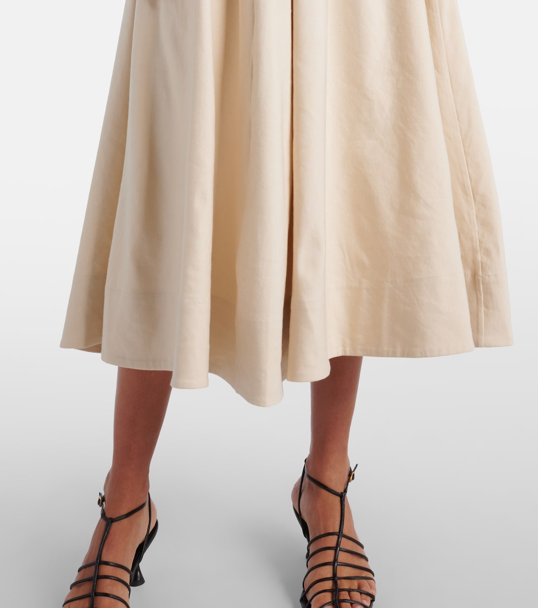 Simkhai - Adaline linen-blend midi dress