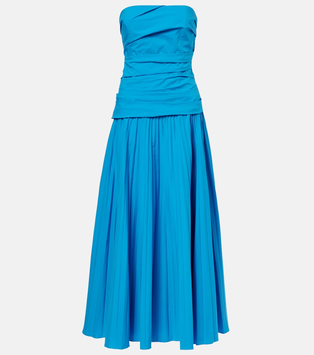 Simkhai - Arie strapless cotton-blend midi dress