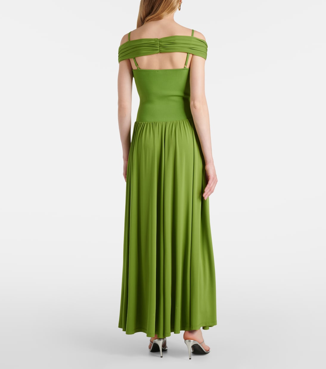 Simkhai - Amarantha draped jersey midi dress