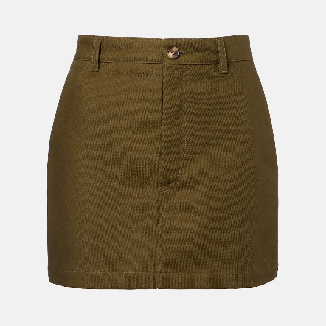 Wardrobe.NYC - High-rise cotton miniskirt