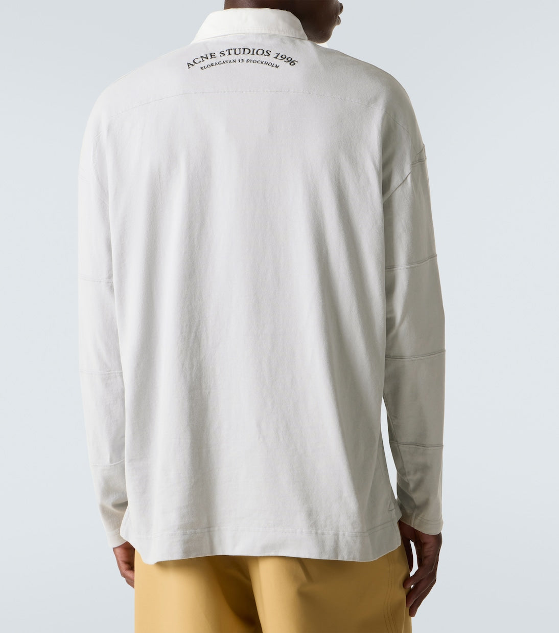 Acne Studios - Logo cotton jersey polo shirt