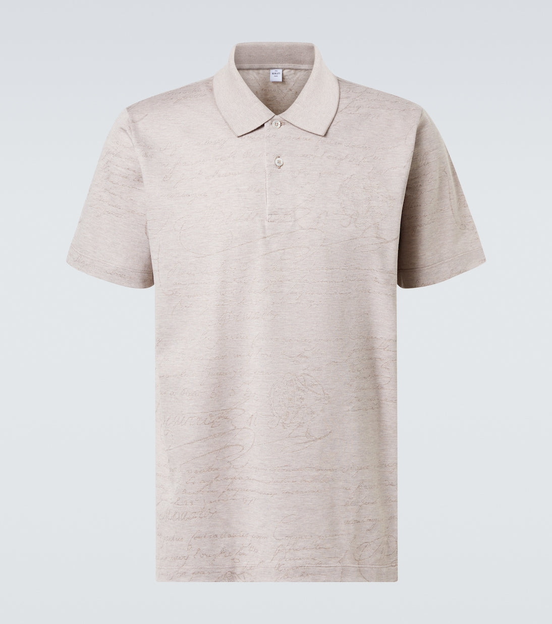 Berluti - Printed cotton polo shirt