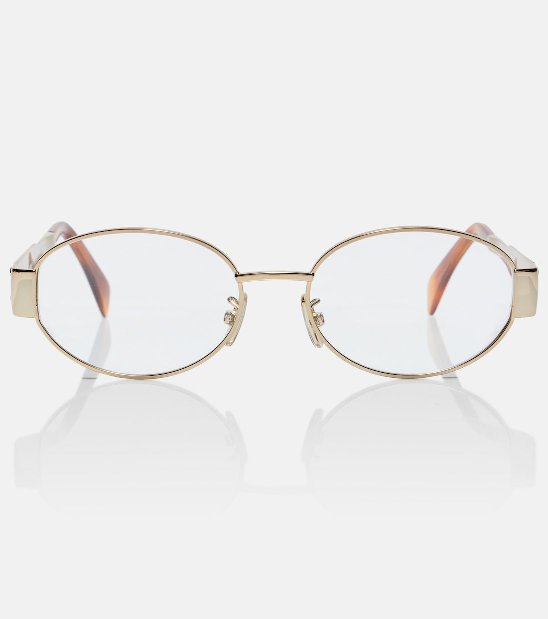 Celine Eyewear - Triomphe Metal round glasses