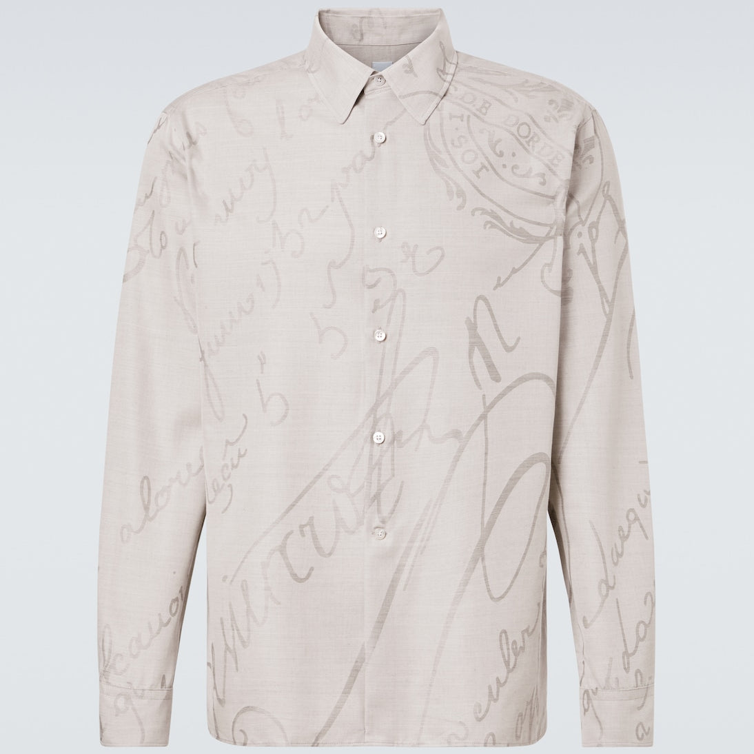 Berluti - Printed cotton, wool, and silk shirt