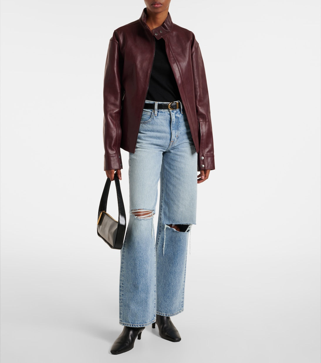 SLVRLAKE - Grace mid-rise wide-leg jeans