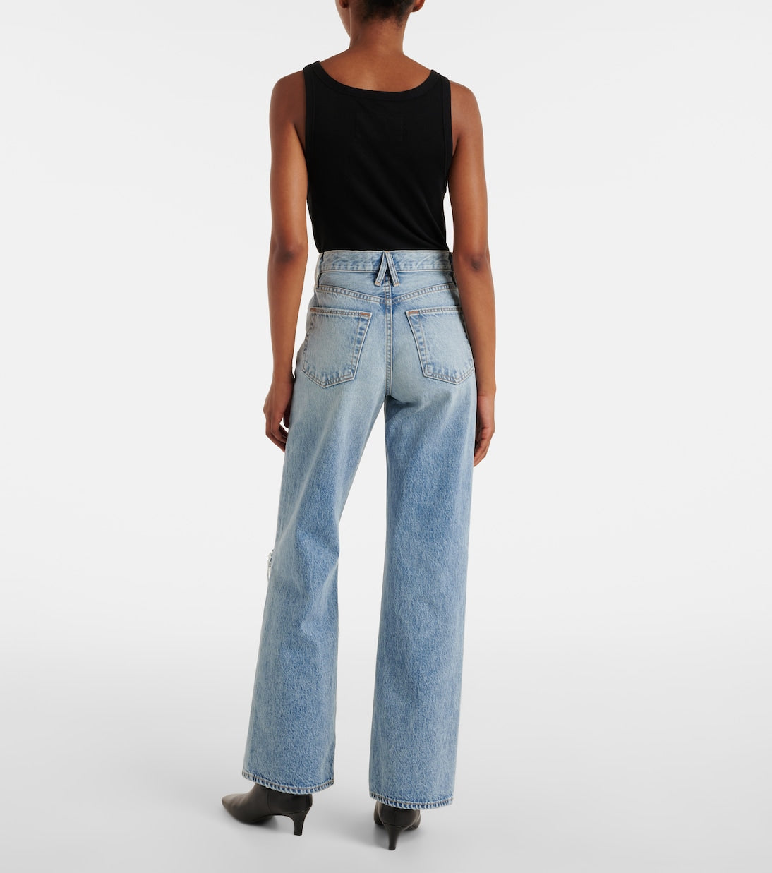 SLVRLAKE - Grace mid-rise wide-leg jeans
