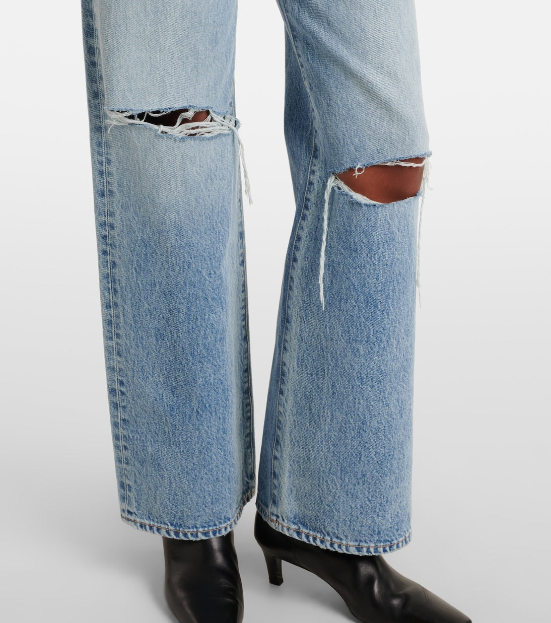 SLVRLAKE - Grace mid-rise wide-leg jeans