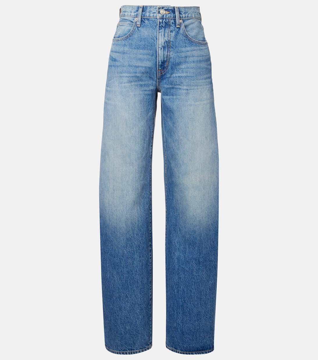 SLVRLAKE - Cassie high-rise barrel-leg jeans