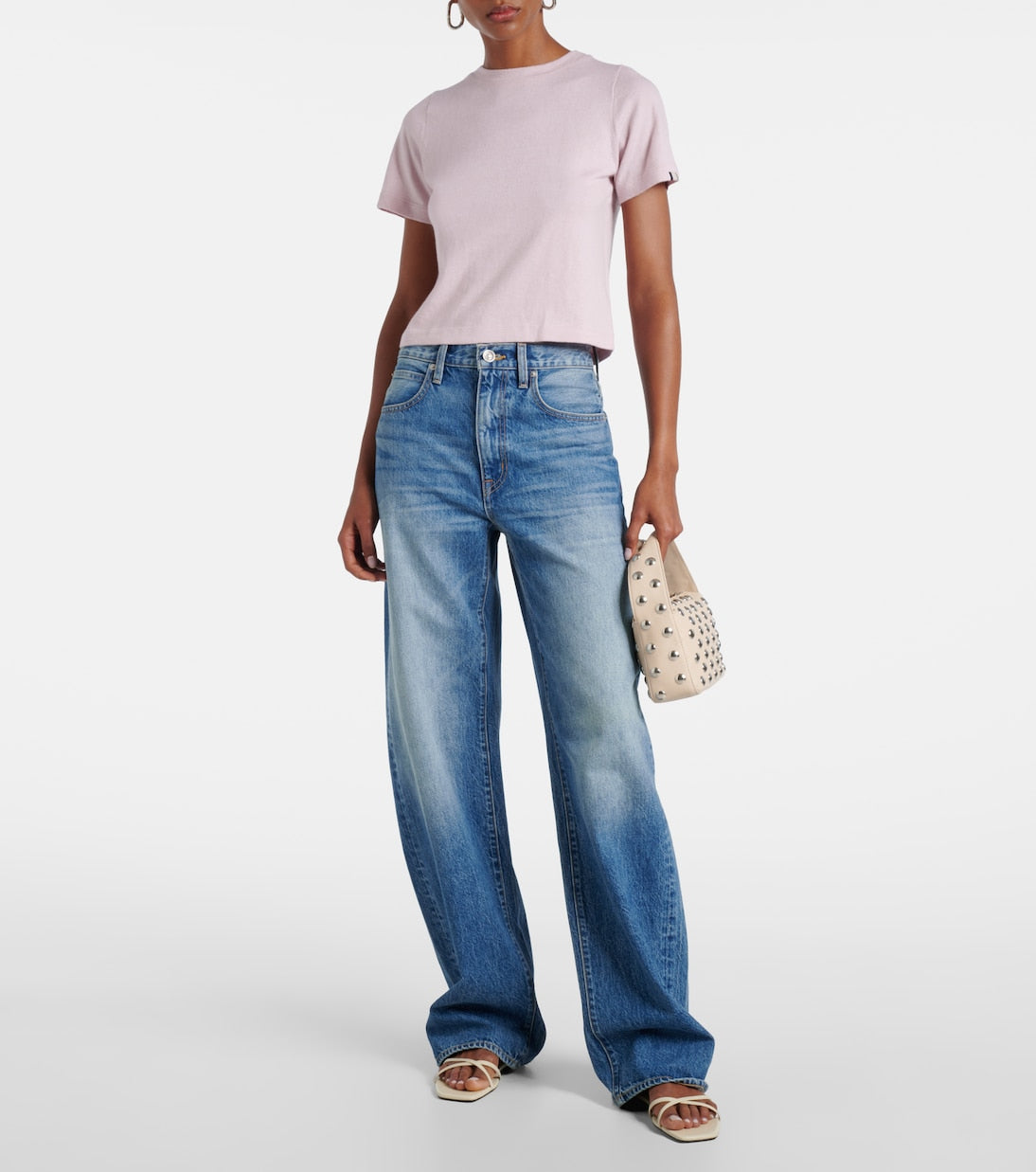 SLVRLAKE - Cassie high-rise barrel-leg jeans