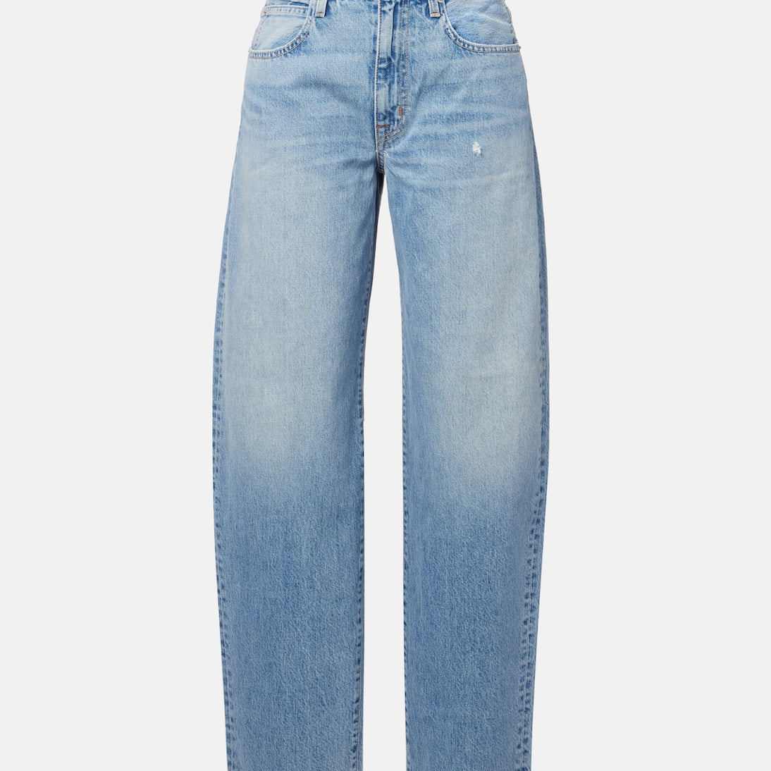 SLVRLAKE - Ella mid-rise barrel-leg jeans