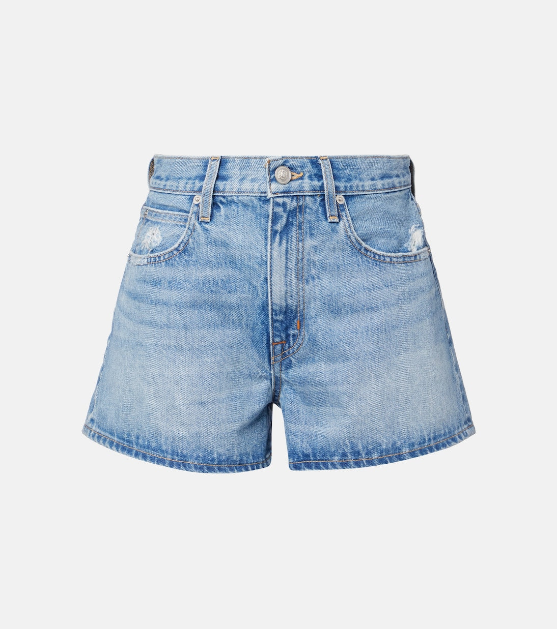 SLVRLAKE - Mila mid-rise denim shorts