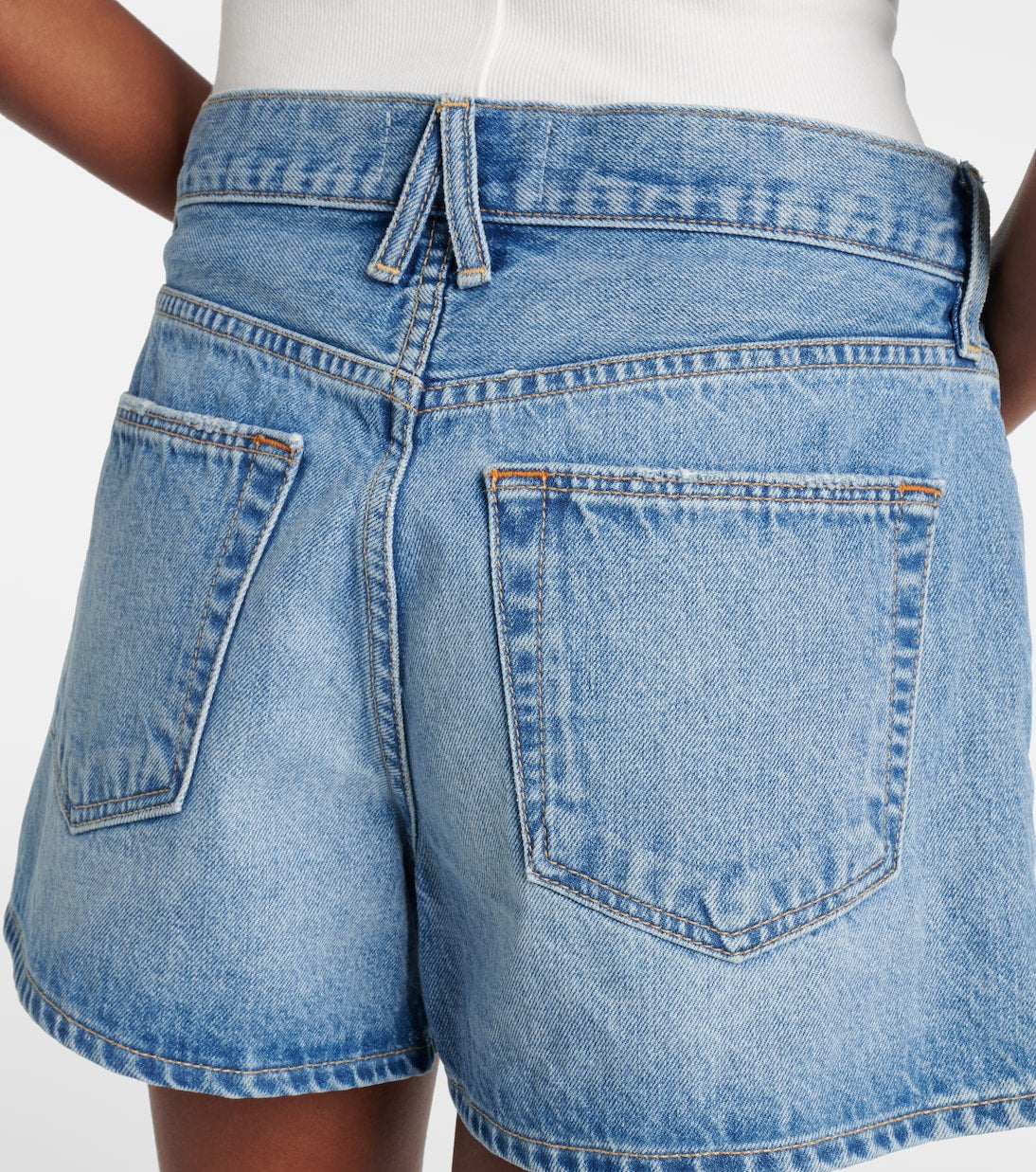 SLVRLAKE - Mila mid-rise denim shorts