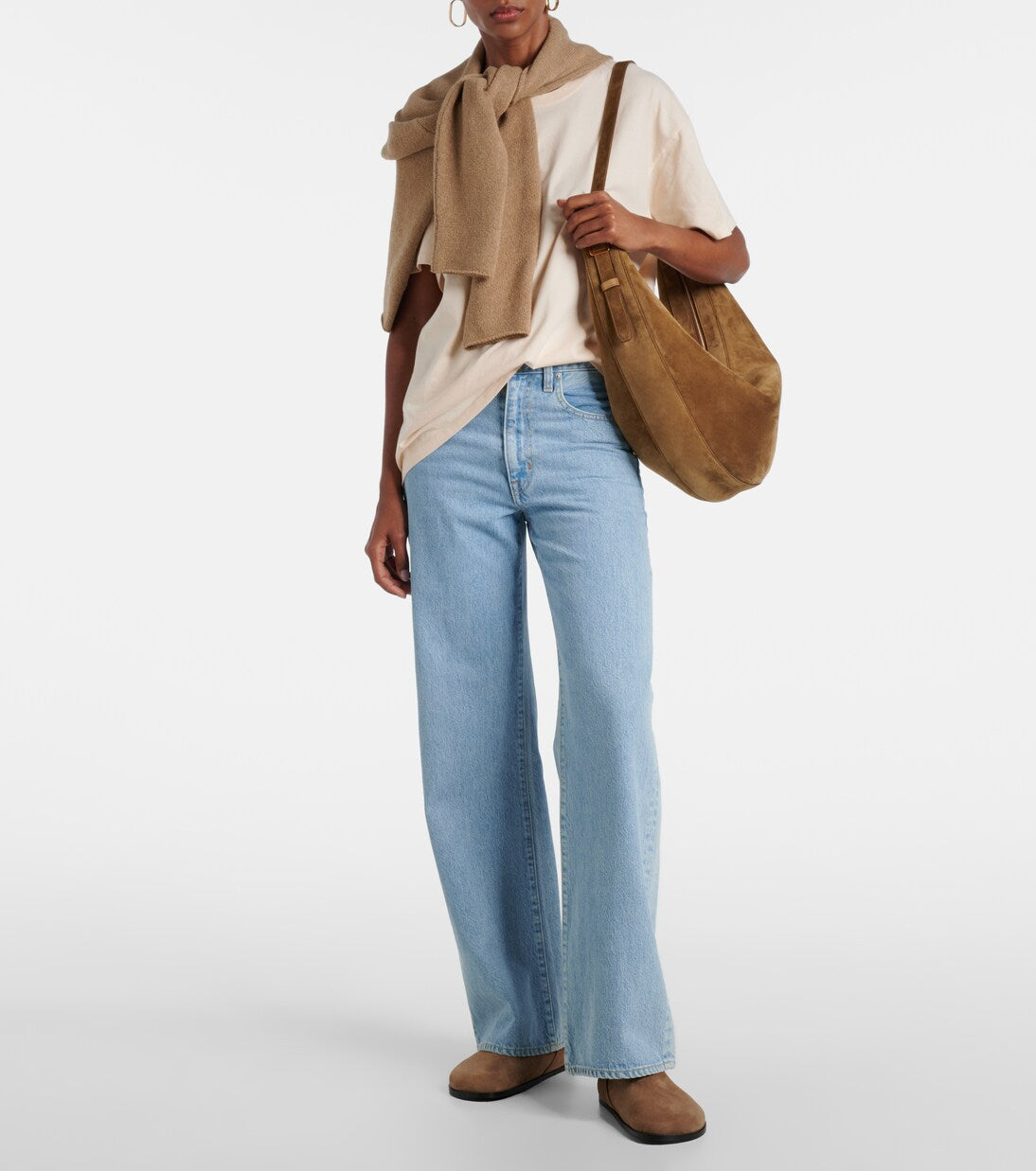 SLVRLAKE - Grace high-rise wide-leg jeans