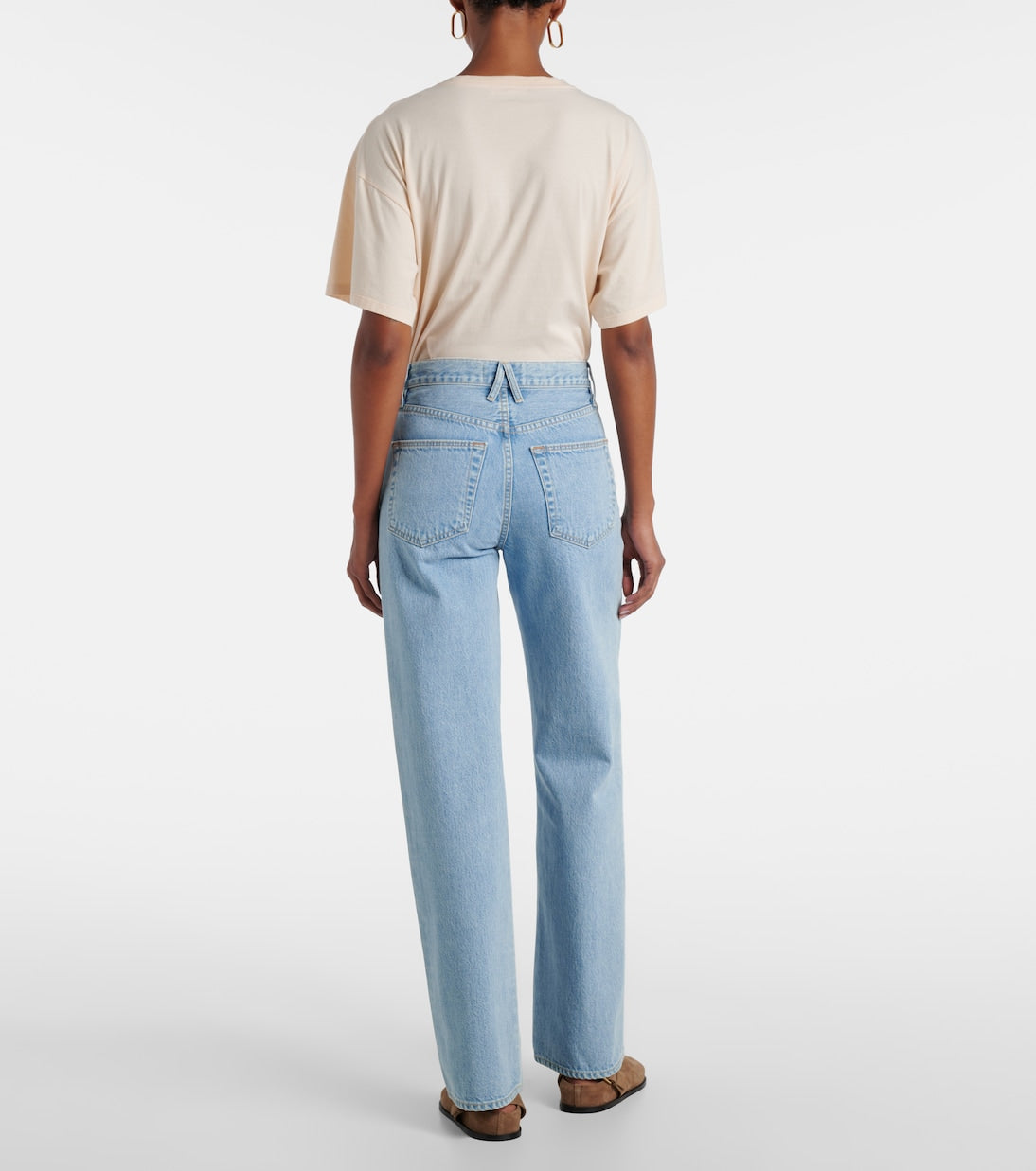 SLVRLAKE - Grace high-rise wide-leg jeans