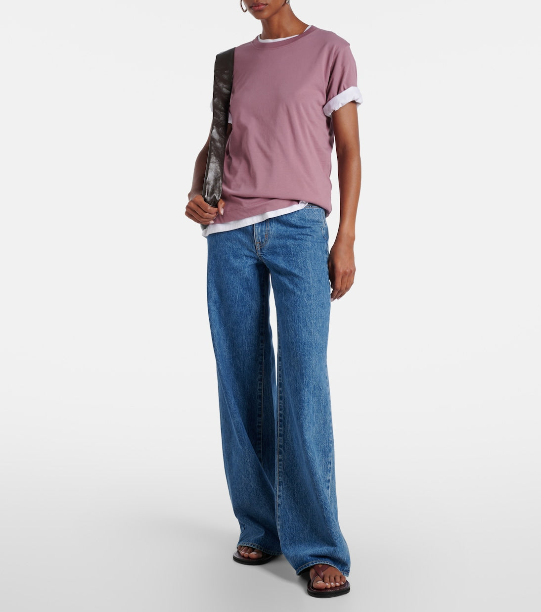 SLVRLAKE - Eva high-rise wide-leg jeans