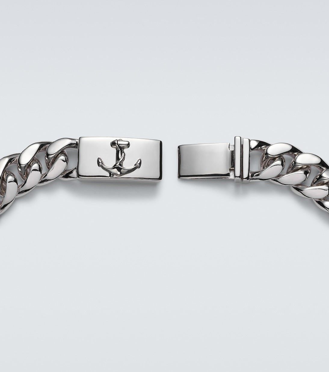 Mateo - Anchor Lock sterling silver chain bracelet