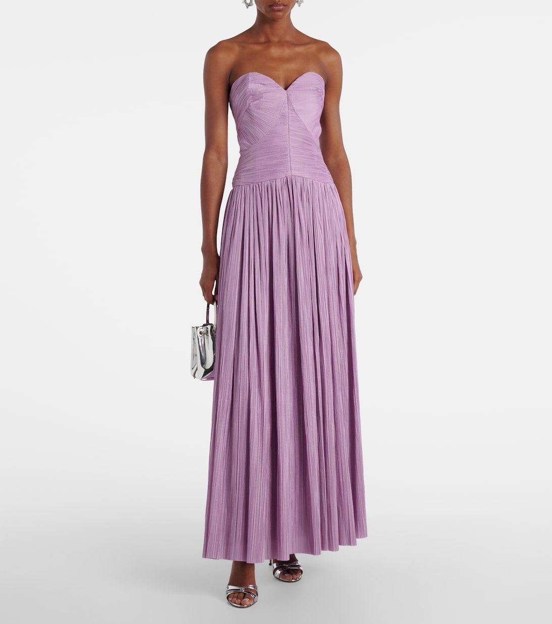 Simkhai - Aubriella gathered plisse gown