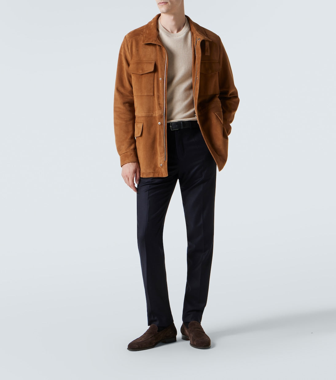 Loro Piana - Carlo wool and cashmere straight pants