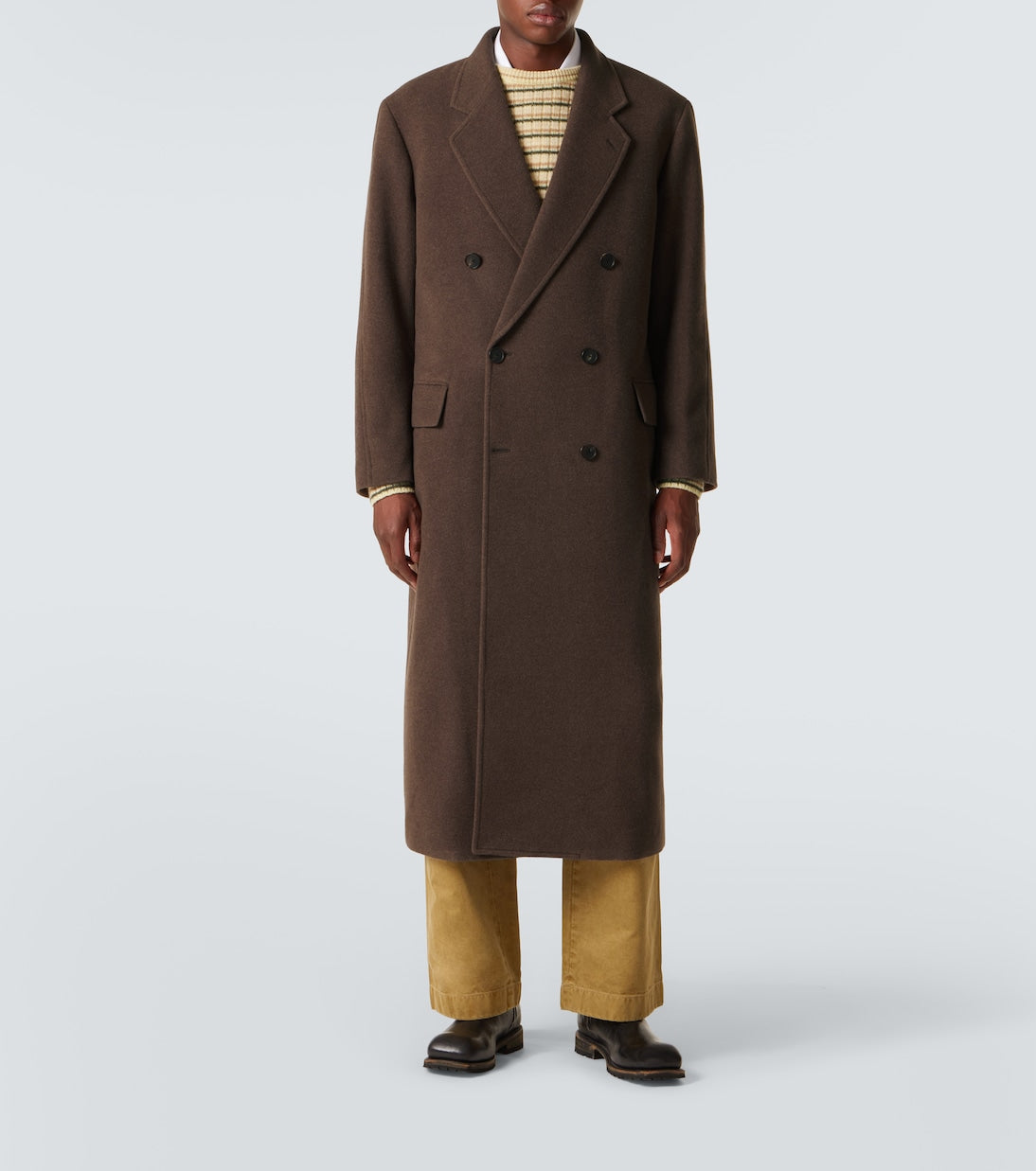 Auralee - Double-breasted wool coat