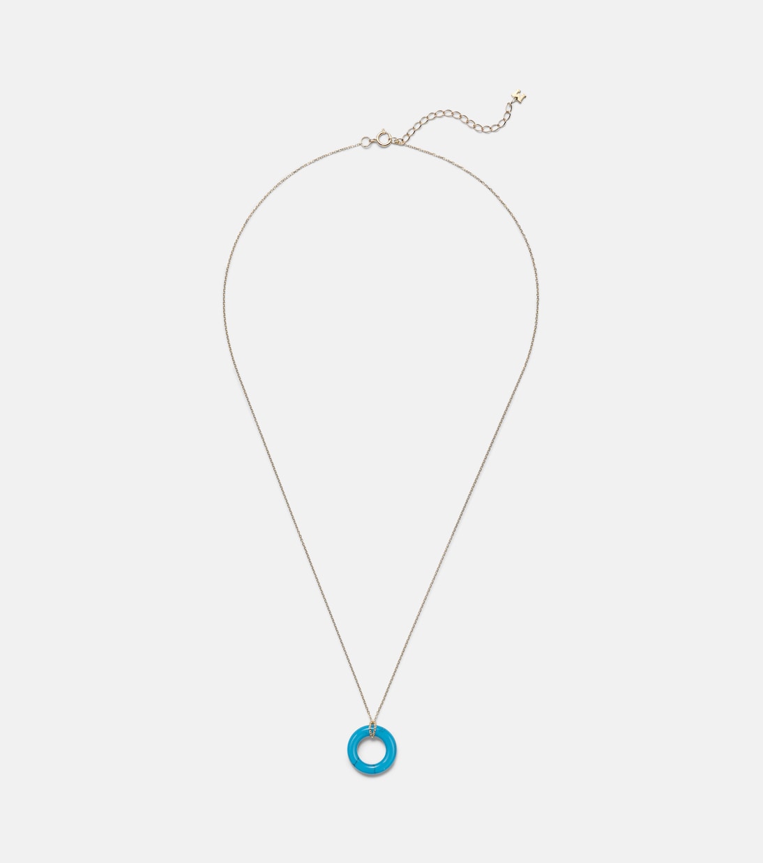 Mateo - 14kt gold pendant necklace with turquoise