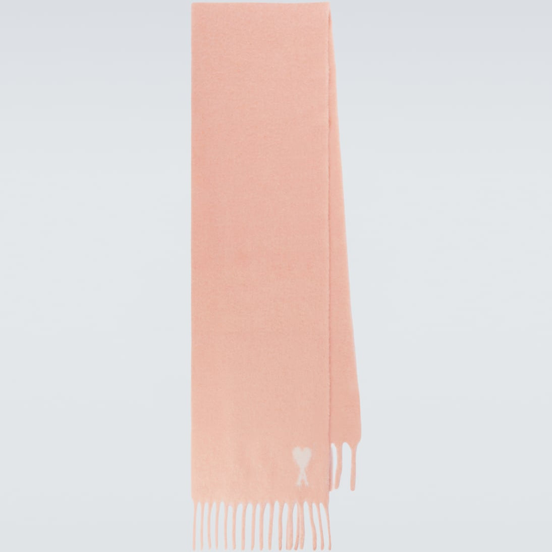 Ami Paris - Ami de Cœur alpaca and wool-blend scarf